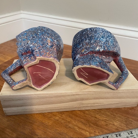 Contemporary’80’s vintage matching mugs - Picture 3 of 14